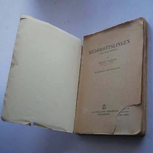 Medbrottslingen . Wilkie Collins, 1930 .