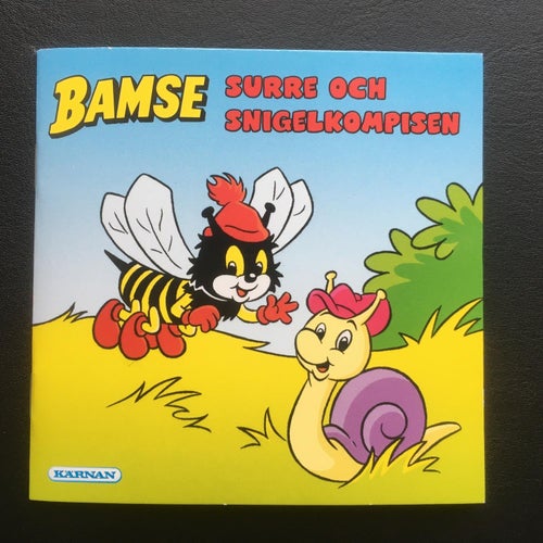 BAMSE SURRE OCH SNIGELKOMPISEN - KÄRNAN bok i pixi format