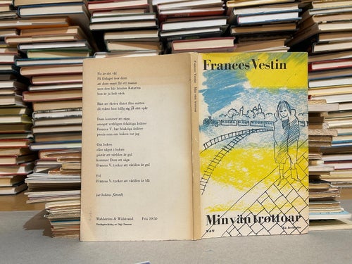 Min vän trottoar av Frances Vestin. Bok. Very good plus