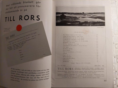 Till Rors Julnummer 1941 ...