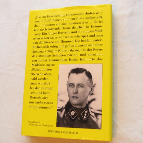 Bok på Tyska! Der Warschauer Ghettokönig av Joachim Jahns (TYSKA!)