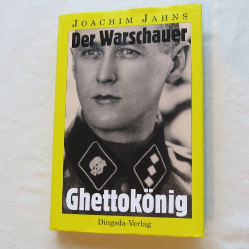 Bok på Tyska! Der Warschauer Ghettokönig av Joachim Jahns (TYSKA!)