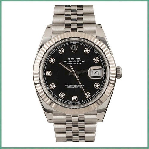 Rolex Datejust 41 "Black Diamond, Jubilee, 126334" - 2024