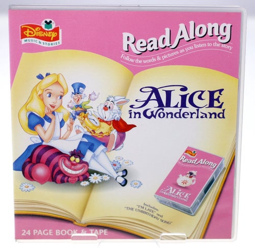 Disney Read-Along: Alice in Wonderland & The Aristocats - Book & Cassette Tapes