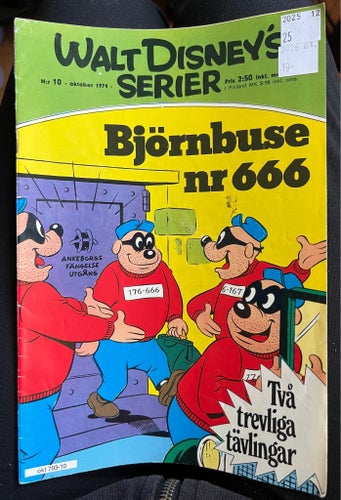 Walt Disney's Serier: Björnbuse nr 666, Walt Disney Company, 1974