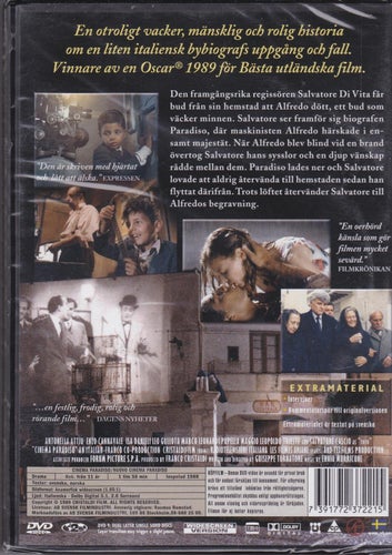 DVD / Cinema Paradiso / Philippe Noire, Jacques Perrin / Ny & Inplastad