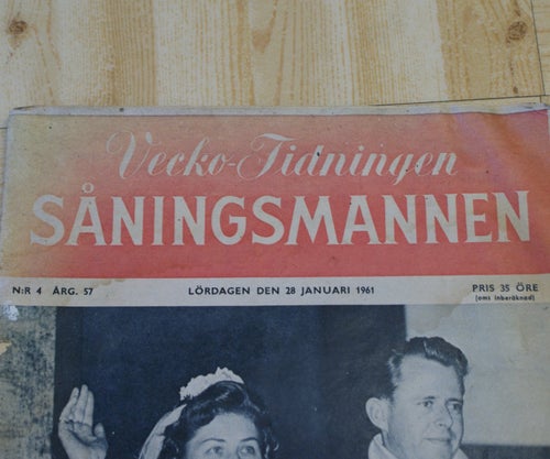 Tidning Vecko Tidningen Såningsmannen från Januari 1961
