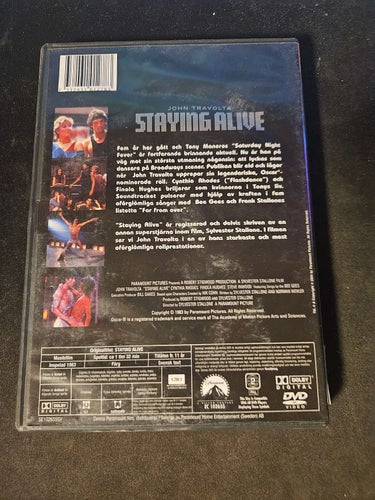 Staying Alive - John Travolta - DVD (SV text)
