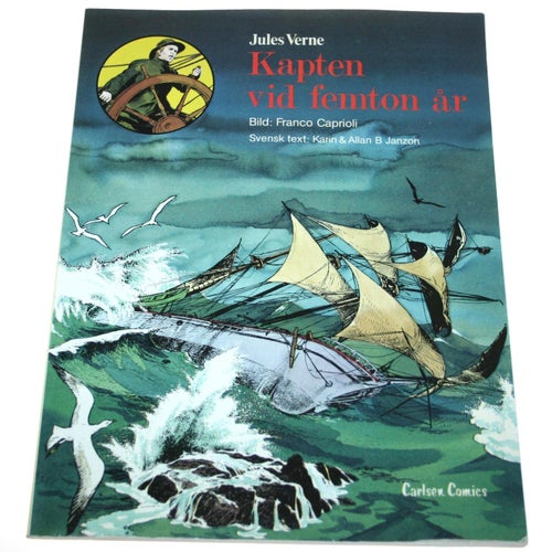 Klassiker 6 - Jules Verne: Kapten vid femton år / Carlsen Comics