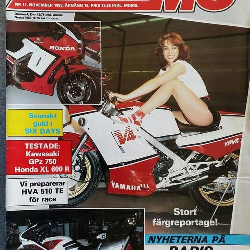 Allt om MC nr 11 1983: Kawasaki GPz 750, Honda XL 600 R, Husqvarna 510 TE