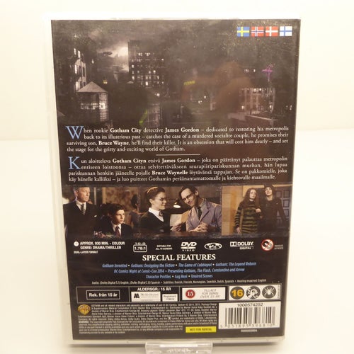 Gotham Säsong 1 - Region 2, DVD-box, Svensk text, Gott skick