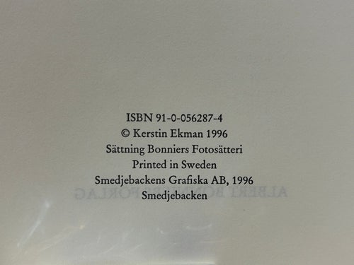 Gör mig levande igen av Kerstin Ekman. Bok. Very Fine plus