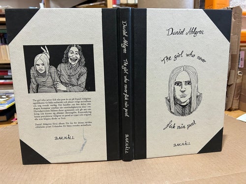 The girl who never fick nån post Daniel Ahlgren, bok, Very Good plus