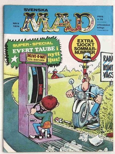 MAD - 1974:5 FN-VF med nostalgiserietidning