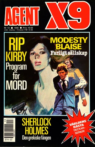 Agent X9 Serietidning 1990 nr 13 (Oläst arkivex) Modesty Blaise