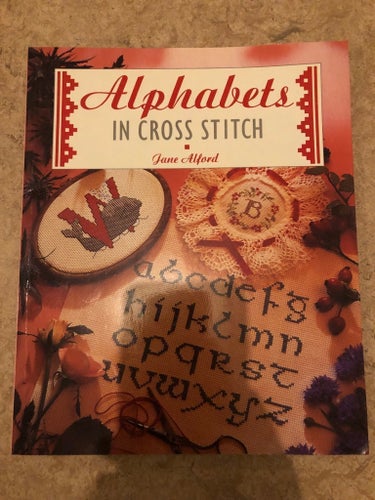 Alphabets in cross stitch - Jane Alford