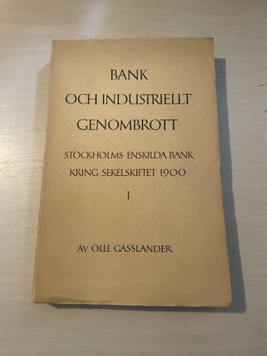 Bank och industriellt genombrott - Stockholms enskilda bank kring sekelskiftet 1