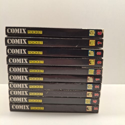 Comix Seriepockets Komplett nr 1 till 10 Seriepaket - Se bilder