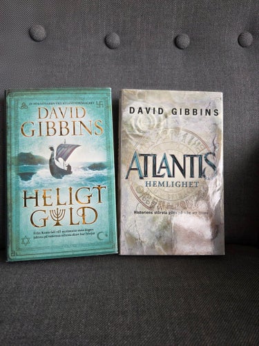 Heligt Guld och Atlantis Hemlighet av David Gibbins, 2007, 2008