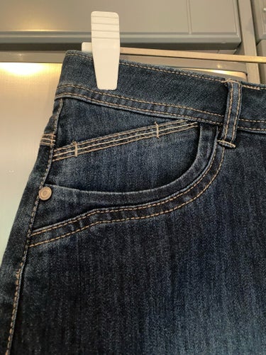 B.X JEANS mörkblå kjol, storlek 40
