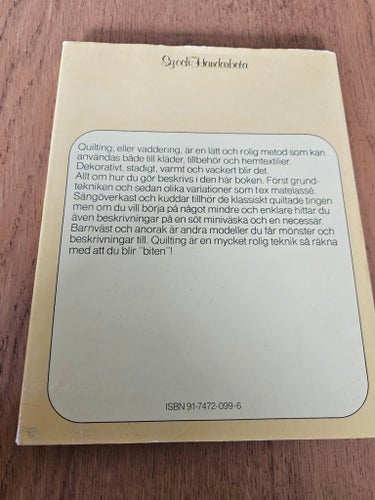 Quiltat - praktiskt och snyggt av Rosalie Armstrong, 1979