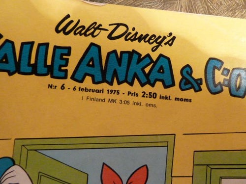 KALLE ANKA & C:O NR06, 06/02/1975,