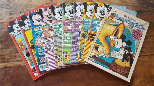 Musse Pigg & C:o (Paket med 10 st tidningar / OK Skick)