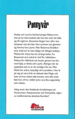 Ponnyvår - Pamela Cockerill - Pollux