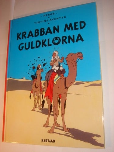 Tintins äventyr 09 - Krabban med guldklorna INBUND NY OLÄST