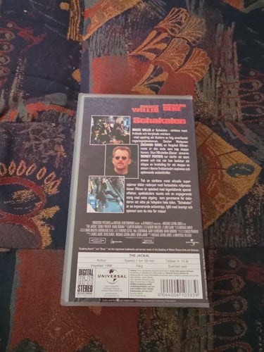 Schakalen - Bruce Willis, Richard Gere VHS