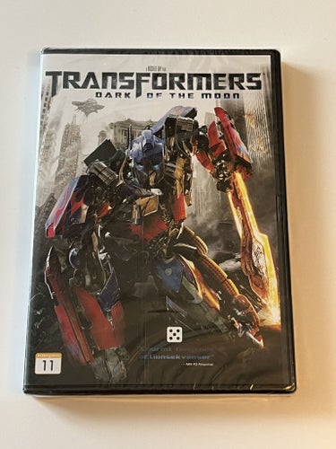 Transformers - Dark of the moon (OBS: norsk text). Inplastad DVD