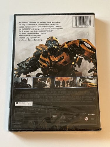 Transformers - Dark of the moon (OBS: norsk text). Inplastad DVD