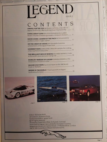 Legend Issue II ...