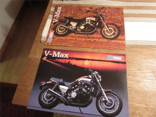 Yamaha V-MAX 1986 Försäljnings broschyrer