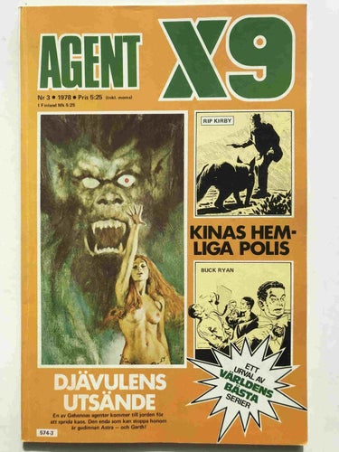 Agent X9 - 1978:3 VF