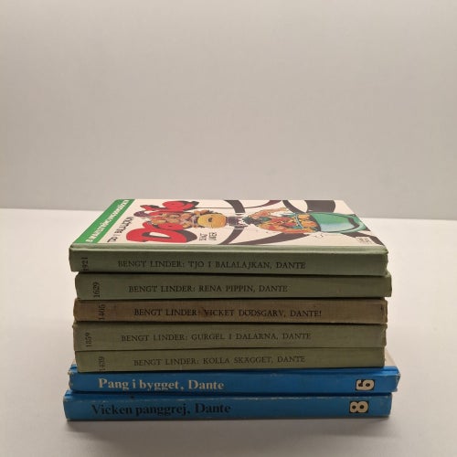 Dante x7 Ungdomsböcker - Bokpaket - Se bilder för titlar