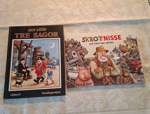 Skrotnisse 2 böcker Jan Lööf