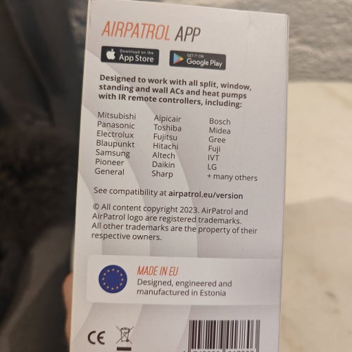 AirPatrol WiFi V5 AC och värmepump Smart Kontroller