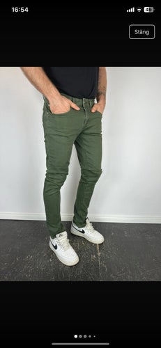 gröna byxor, storlek 31