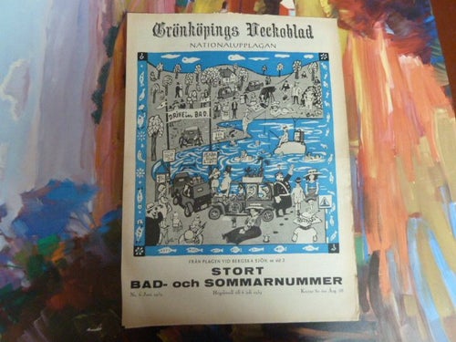 GRÖNKÖPINGS VECKOBLAD, 1959 JULI 6, TIDNING