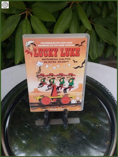 DVD Lucky Luke Bröderna Dalton skjuter skarpt Alla talar svenska