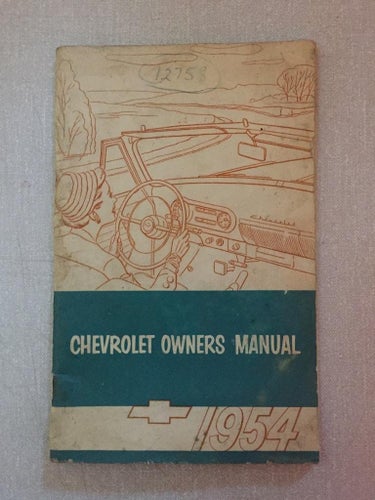 1954 Chevrolet Owners Manual