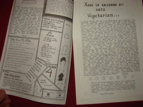 Kalvhjärna #3 fanzine -87