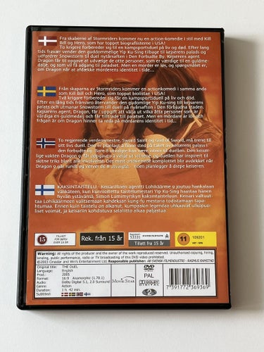 The duel (Action/Komedi, 2005). Beg. DVD