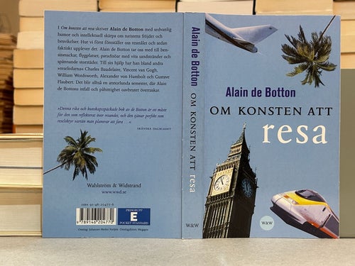 Om Konsten Att Resa av Alain de Botton, bok, Very Fine