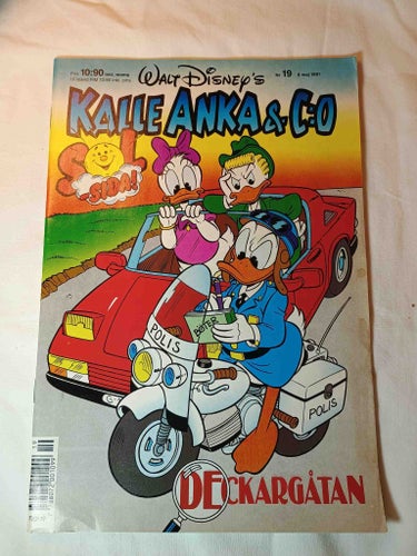 Kalle Anka & co - 1991 nr 19 - Bilaga: Samlarbilder Fotboll 91