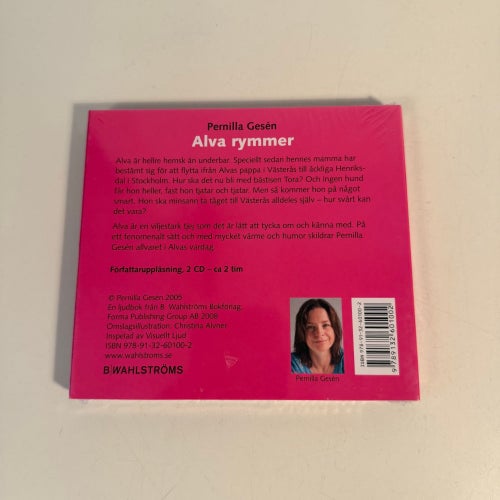 Inplastad Ljudbok på CD - Alva Rymmer. Pernilla Gesen