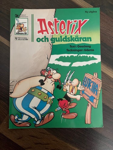 Asterix och guldskäran av Goscinny, 1981