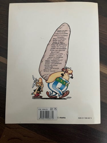 Asterix och guldskäran av Goscinny, 1981
