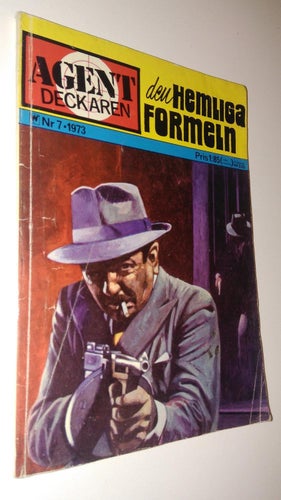 Agent deckaren 1973 nr 7 Den hemliga formeln. Very Good Plus